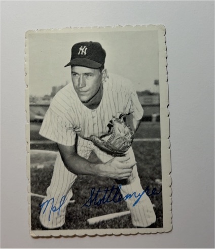 1969 Topps Deckle Edge #13 Mel Stottlemyre — front