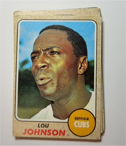 1968 Topps #184 Lou Johnson — front