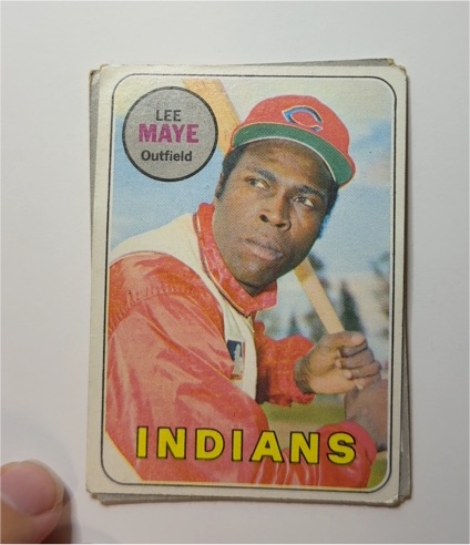 1969 Topps #595 Lee Maye — front