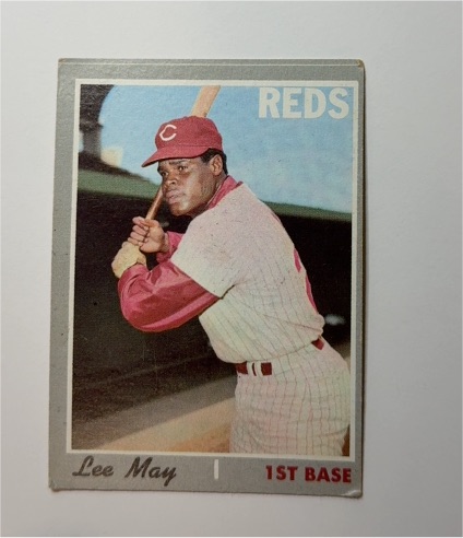 1970 Topps #225 Lee May — front