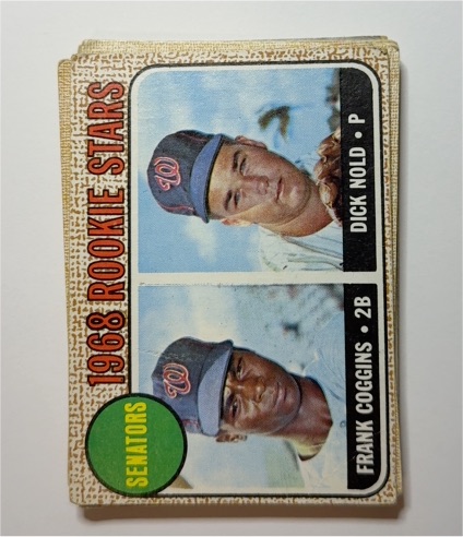 1968 Topps #96 Senators Rookie Stars Frank Coggins / Dick Nold — front