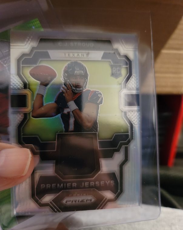 2023 Panini Prizm Premier Jerseys #PJ-CJS C.J. Stroud — front