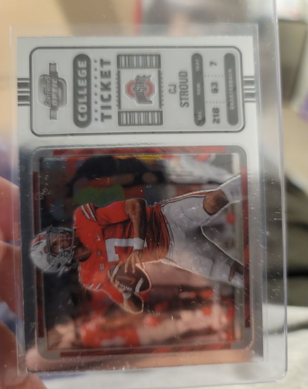 2023 Panini Chronicles Draft Picks Contenders Optic #2 CJ Stroud — front