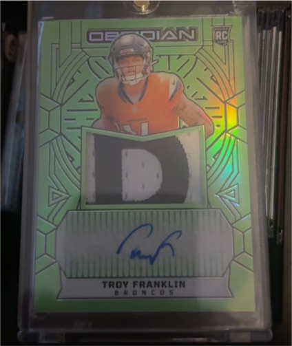 2024 Panini Obsidian #215 Troy Franklin — front