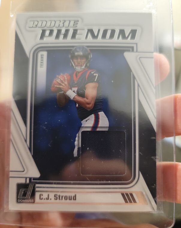 2023 Donruss Rookie Phenom Jerseys #RPJ-CJS C.J. Stroud — front