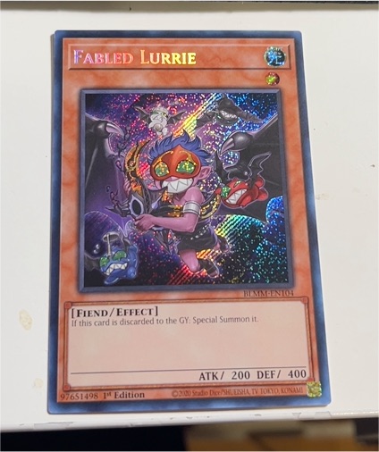 2020 Yu-Gi-Oh! BLMM-EN104 Fabled Lurrie — front