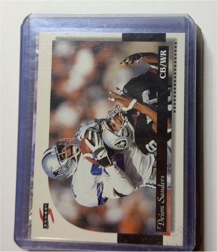 1996 Score #79 Deion Sanders Dallas Cowboys — front