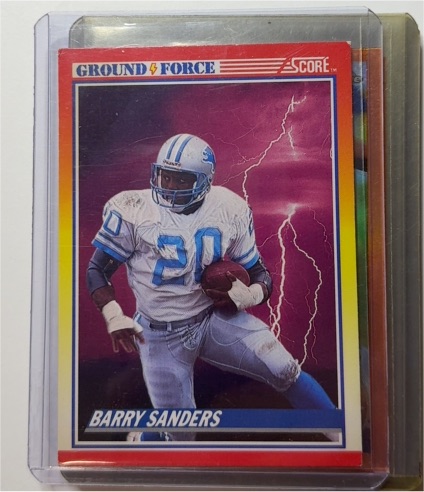 1990 Score #325 Barry Sanders — front
