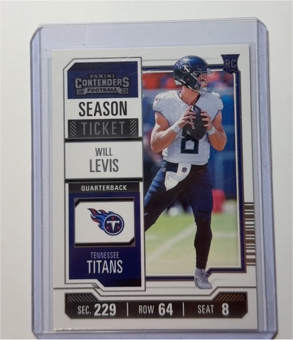 2023 Panini Contenders #97 Will Levis — front