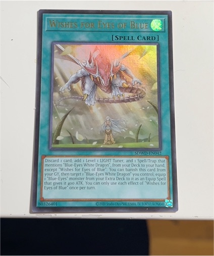 Yu-Gi-Oh! Wishes for Eyes of Blue SDWD-EN042 — front