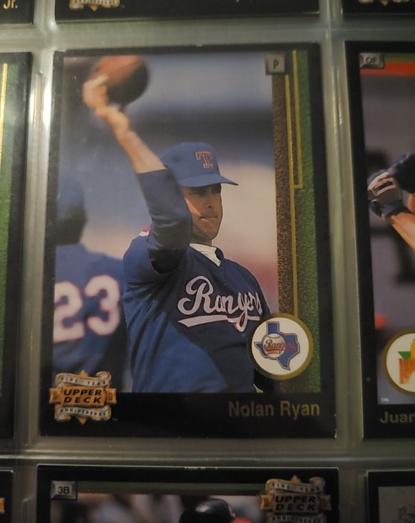 1993 Upper Deck #A5 Nolan Ryan 5th Anniversary — front