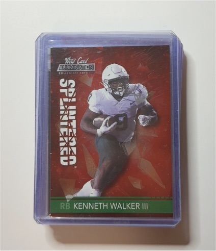 2021 Wild Card Alumination #ANSP-3 Kenneth Walker III — front