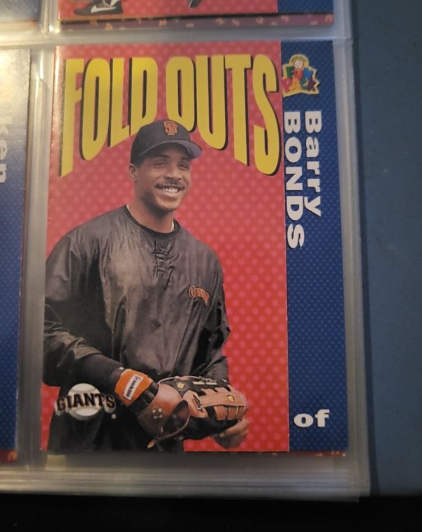 1994 Upper Deck Fun Pack Fold Outs #225 Barry Bonds — front