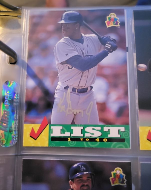1993 Fleer Ken Griffey Jr. List 1 to 40 — front