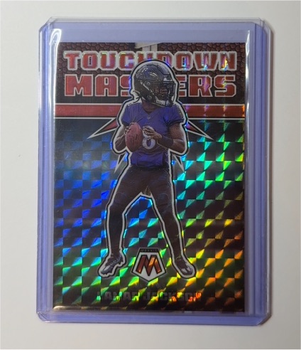 2022 Panini Mosaic Touchdown Masters #TD-10 Lamar Jackson — front