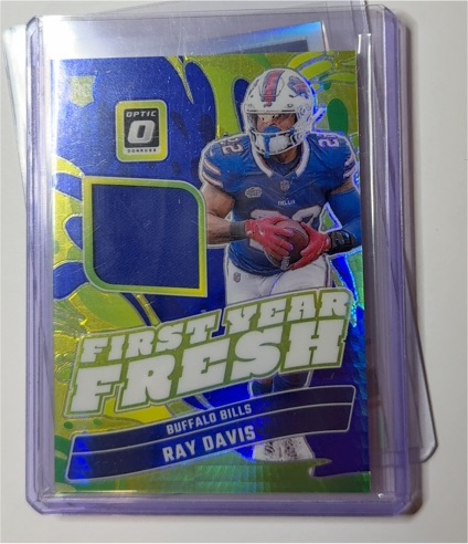 2024 Donruss Optic First Year Fresh #FYF-RDS Ray Davis — front