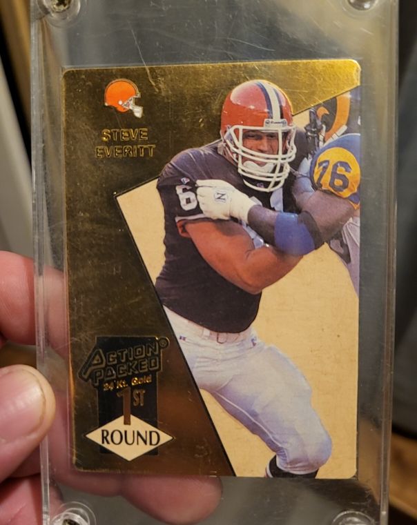 1993 Action Packed 1st Round Steve Everitt — front