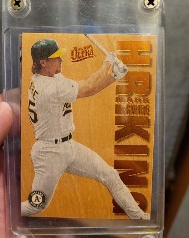 1996 Fleer Ultra Home Run Kings Mark McGwire — front