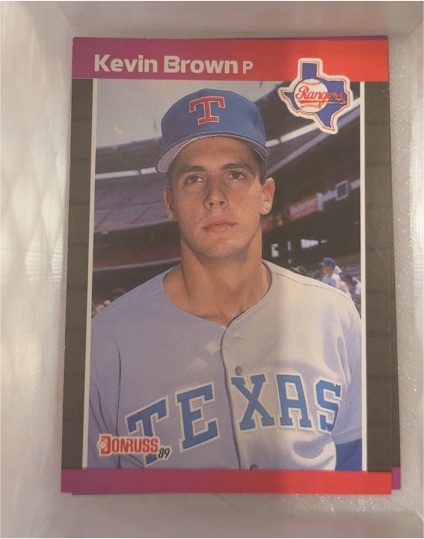 1989 Donruss #613 Kevin Brown Texas Rangers — front