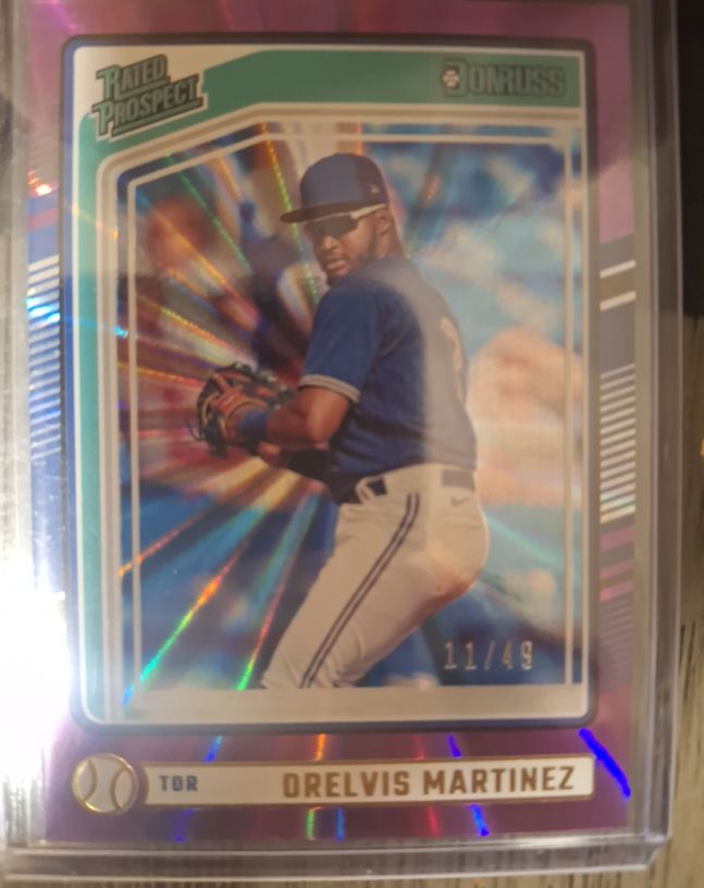 2024 Donruss Rated Prospect #180 Orelvis Martinez — front