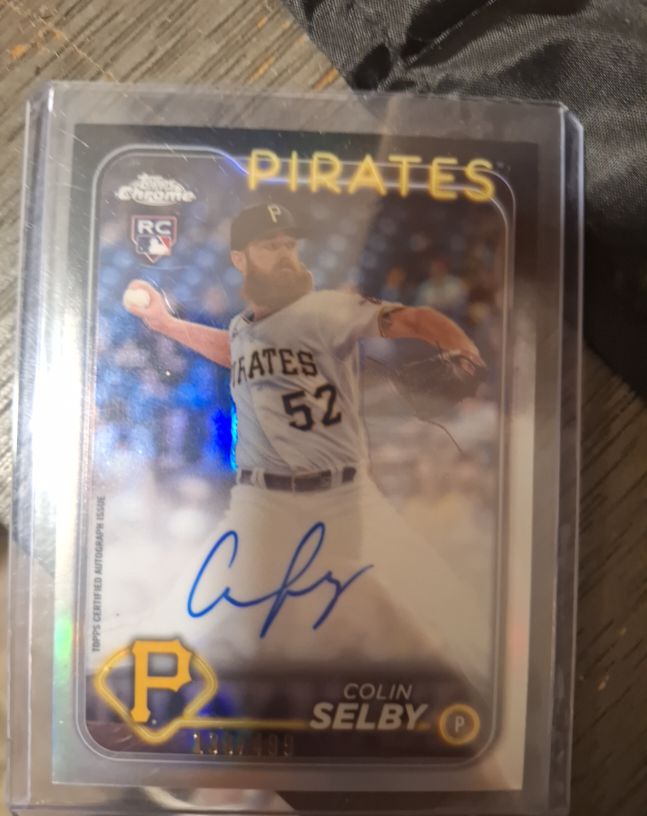 2024 Topps Chrome Rookie Autographs #RA-CS Colin Selby — front