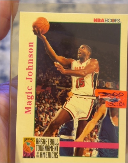 1992-93 NBA Hoops #340 Magic Johnson — front