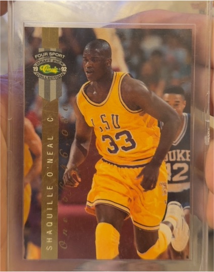 1992 Classic Four Sport #LP8 Shaquille O'Neal — front