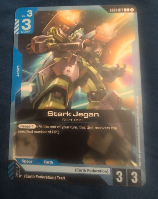 Gundam Card Game 2021 GD01-017 Stark Jegan — front