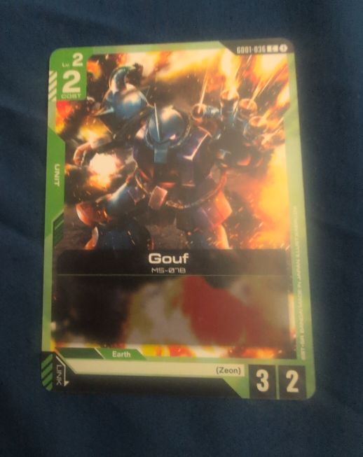 Gundam Card Game GD01-036 Gouf — front