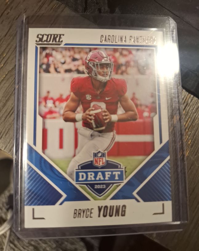 2023 Score NFL Draft #2 Bryce Young — front