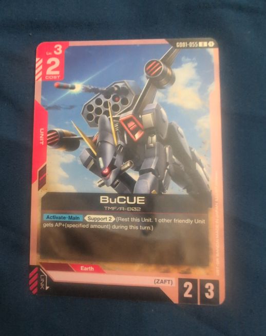 Gundam Card Game GD01-055 BuCUE — front