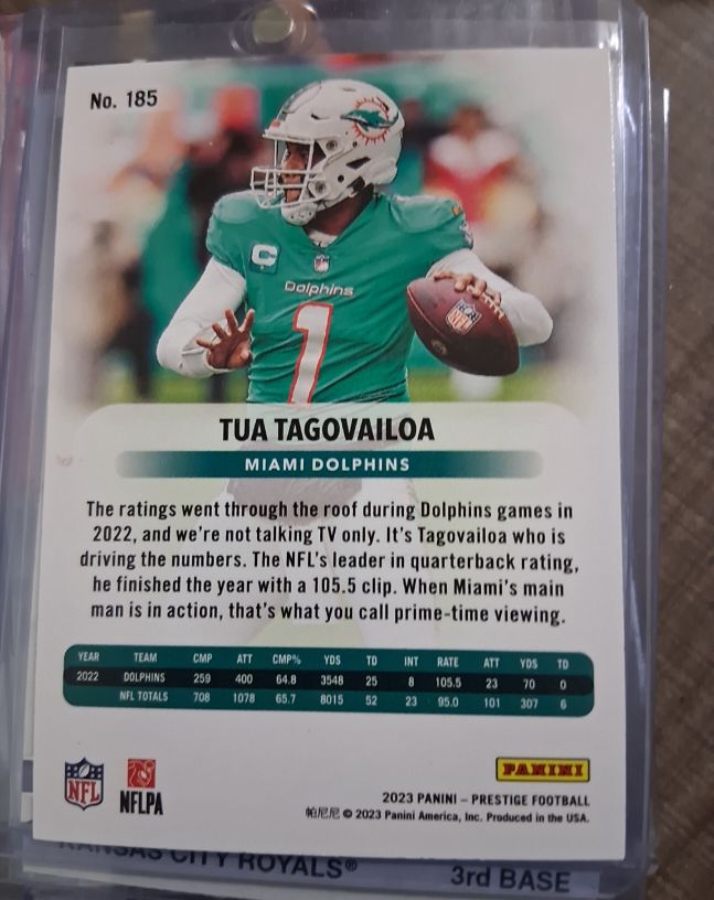 2023 Panini Prestige #185 Tua Tagovailoa — front