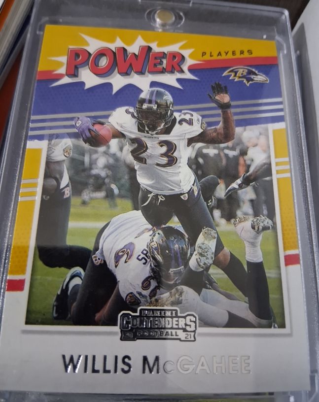 2021 Panini Contenders Power Players #PP-WMC Willis McGahee — front