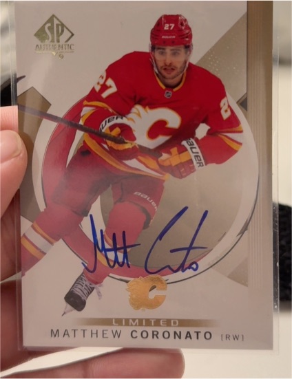2024-25 SP Authentic Limited #75 Matthew Coronato — front