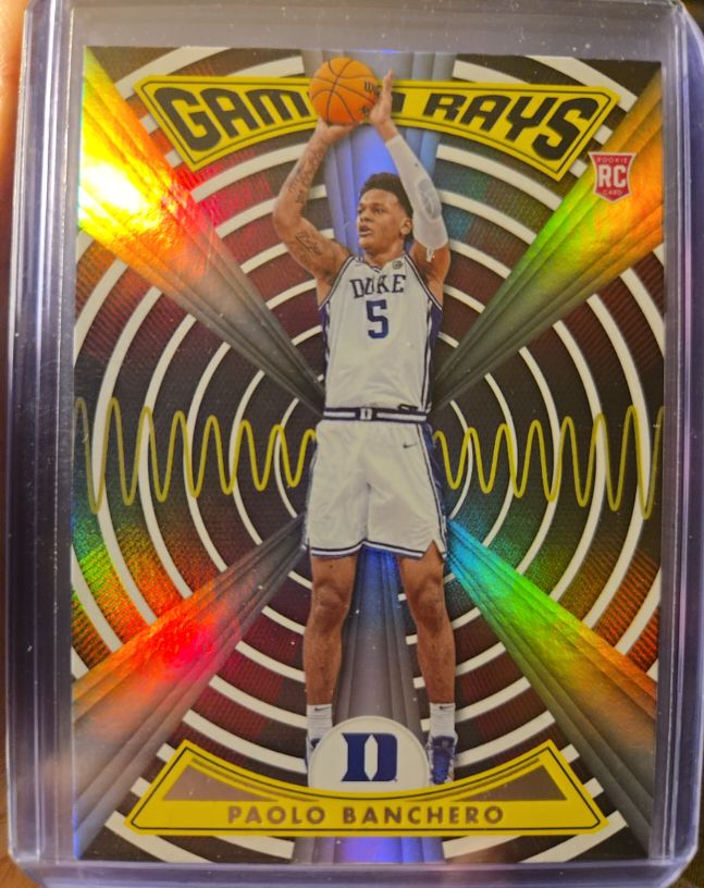 2022-23 Panini Chronicles Draft Picks Gamma Rays #ZG-PAO Paolo Banchero — front