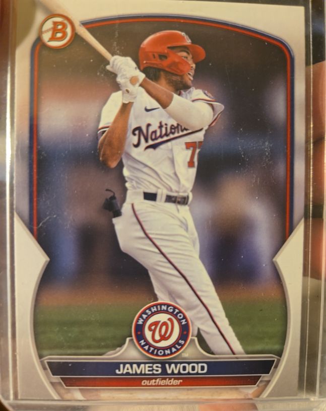 2023 Bowman Prospects #BP-129 James Wood — front