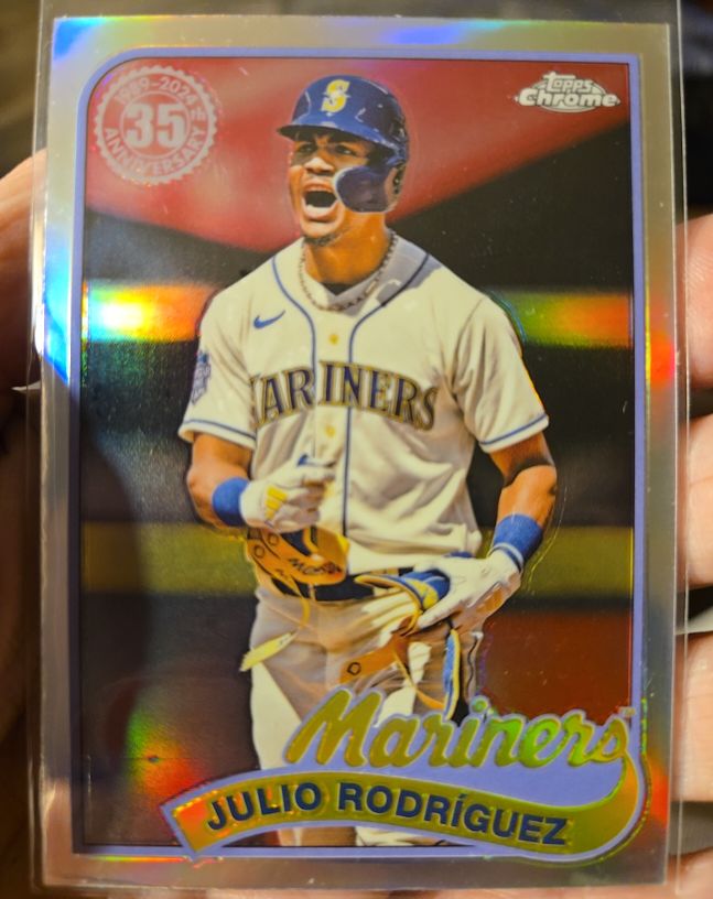 2024 Topps Chrome 35th Anniversary #89CB-6 Julio Rodriguez — front