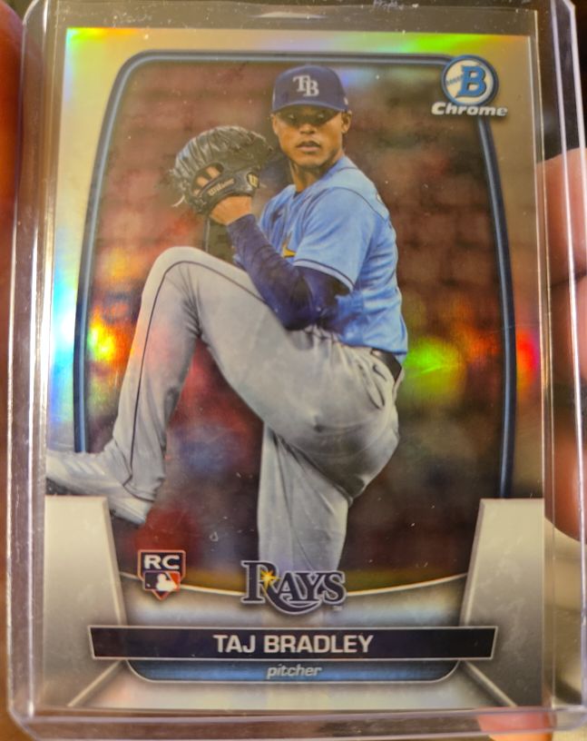 2023 Bowman Chrome #82 Taj Bradley — front