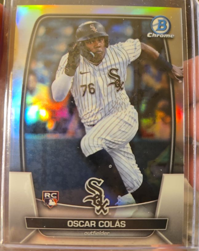 2023 Bowman Chrome #20 Oscar Colás — front
