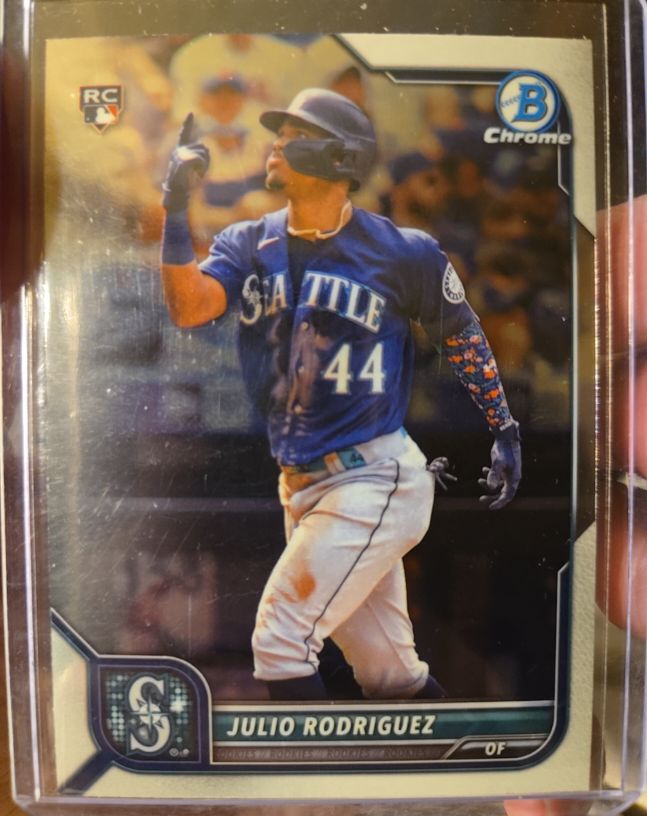 2022 Bowman Chrome #48 Julio Rodriguez — front