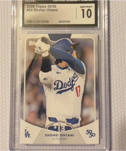2024 Topps 50/50 #24 Shohei Ohtani — front