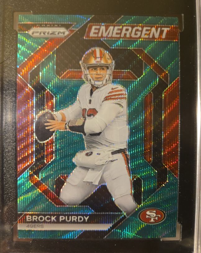 2023 Panini Prizm Emergent #H-2 Brock Purdy — front