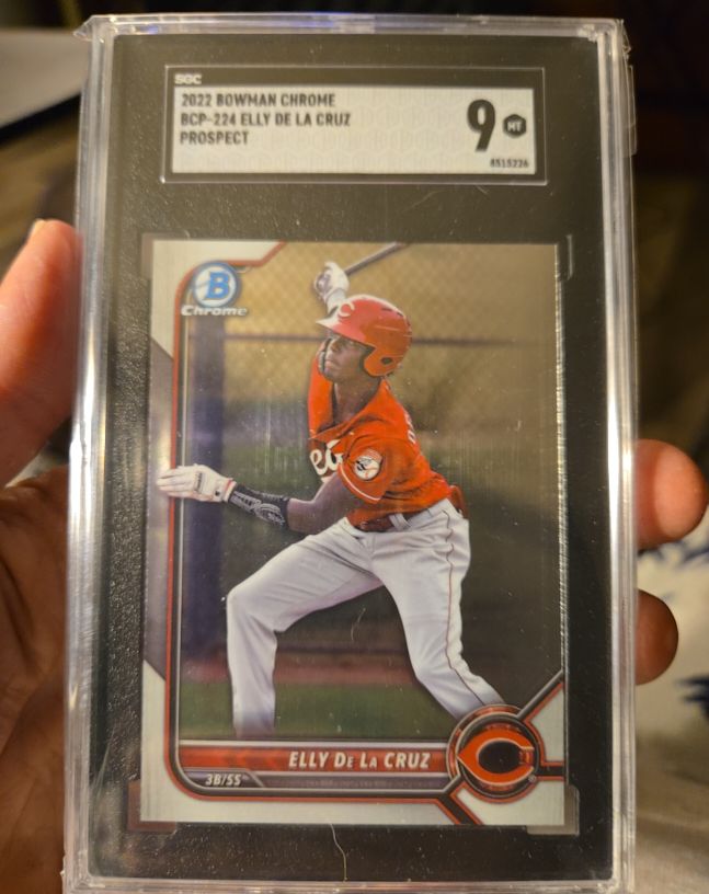 2022 Bowman Chrome #BCP-224 Elly De La Cruz — front