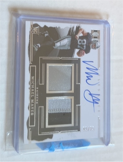 2023 Panini Impeccable Elegance #06/75 Michael Mayer — front