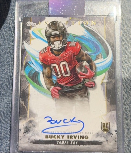 2024 Topps Inception #RA-BI Bucky Irving Rookie Autograph — front