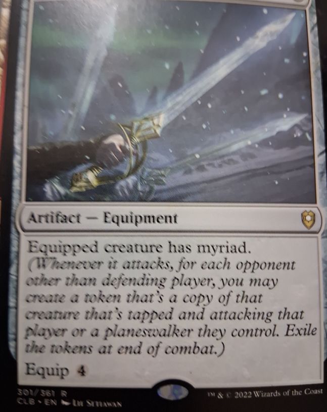 2022 Commander Legends: Battle for Baldur's Gate #301 Blade of Selves — front