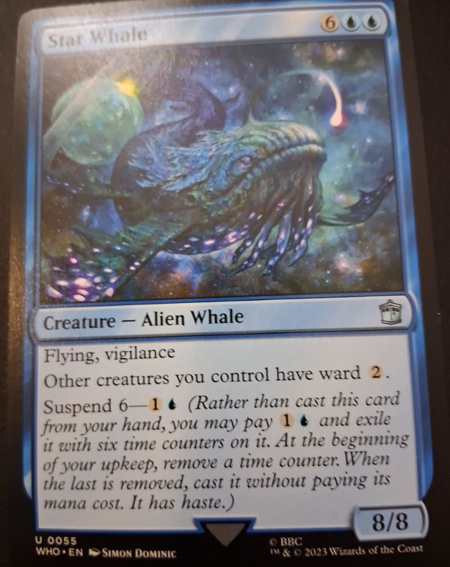 2023 Magic: The Gathering #0055 Star Whale — front