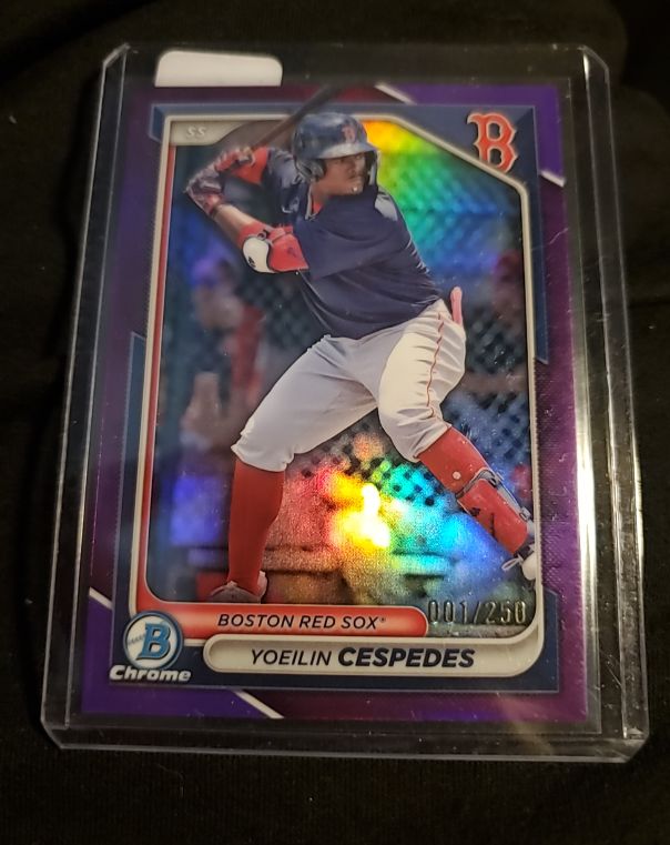 2024 Bowman Chrome Draft #BDC-106 Yoeilin Cespedes — front