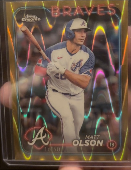 2024 Topps Chrome #23 Matt Olson — front