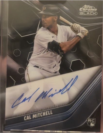 2023 Topps Chrome Black #CBA-CMI Cal Mitchell — front